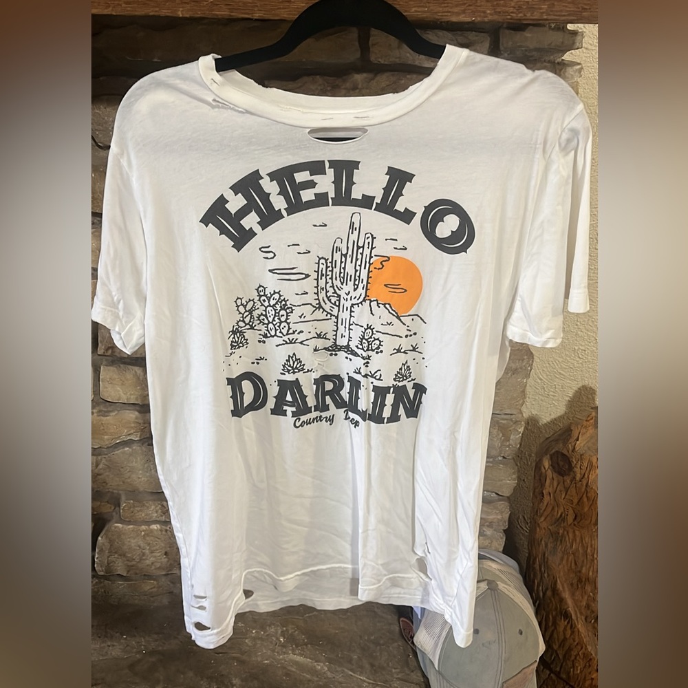 Boutique Distressed Tee